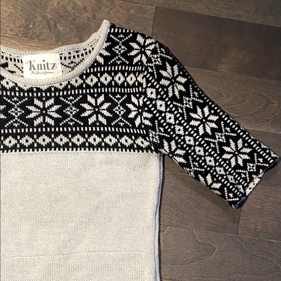 SOLD - Knit Sweater Dress - Picture 2 of 4